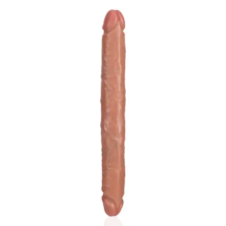 RealRock Slim Dvostrani Intimni Model 30.5 cm - Prirodno Smeđa