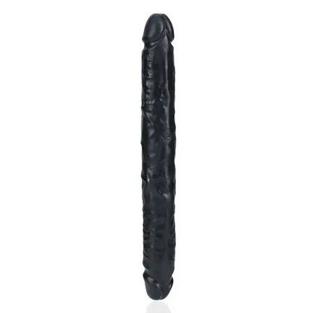 RealRock Slim Dvostrani Model 30.5 cm Crni - Fleksibilna Intimna Igračka