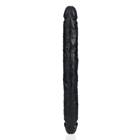 RealRock Slim Dvostrani Model 30.5 cm Crni - Fleksibilna Intimna Igračka