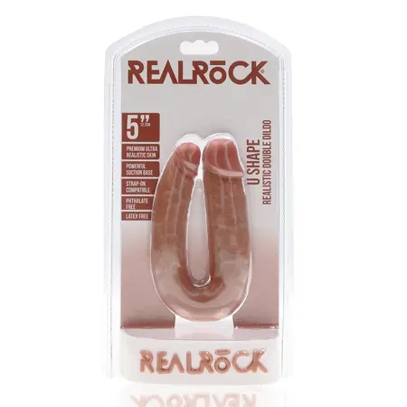 RealRock U-Oblik Dvostruki Model 12.7 cm Smeđa - Dvostrani Sistem