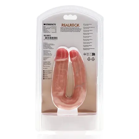 RealRock U-Oblik Dvostrani Model 12.7 cm - Silikon Boje Kože