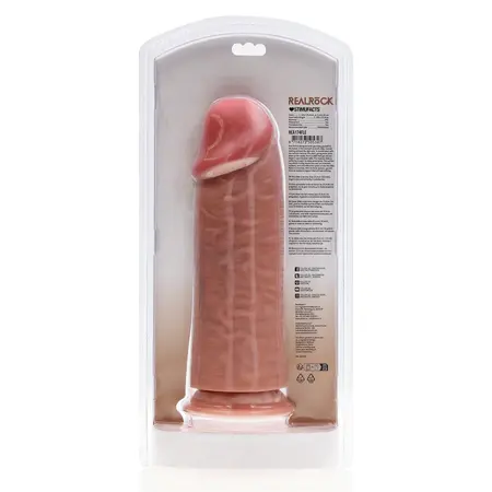 RealRock Intimni Uređaj Ravni 25.4 cm Boje Kože - Ekstra Debeo Model