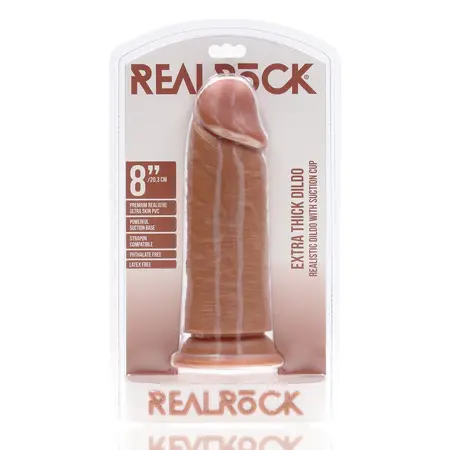 RealRock Ekstra Debeo Ravni Model 20.3 cm - Anatomska Smeđa Završna Obrada