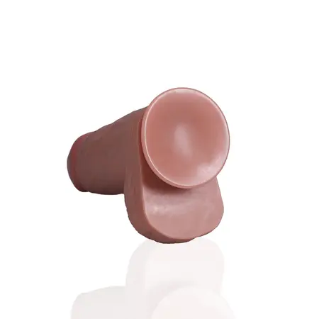 RealRock Ekstra Debeo 25.4 cm Anatomski Model sa Usisnom Bazom - Boja Kože