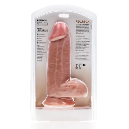 RealRock Ekstra Debeo 20.3 cm Anatomski Model sa Usisnom Bazom - Boja Kože