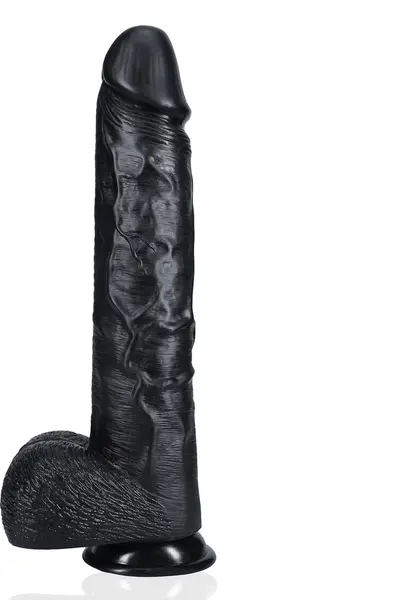 RealRock XL Intimate Model with Suction Base 38 cm Black