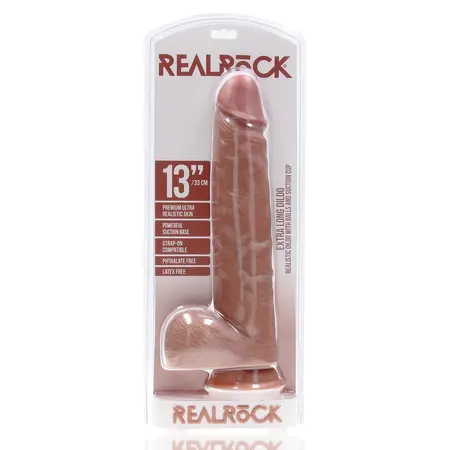 RealRock Ekstra Veliki Ravni Model sa Bazom 33 cm - Tan