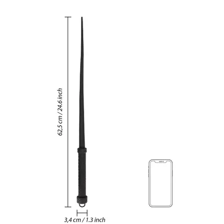 EasyToys Silikonski Impact Bič - Crni - Fleksibilan Precizni Model