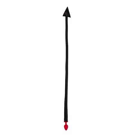 Sinner Gear Silicone intimni čep sa đavoljim repom Crna 38 cm