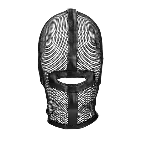 Ouch! Ribarska maska Crna - Podesivi PU Leather & Mesh dizajn