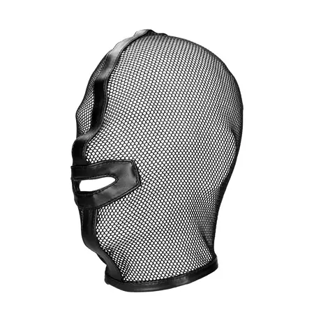 Ouch! Ribarska maska Crna - Podesivi PU Leather & Mesh dizajn