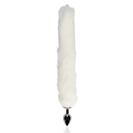 SINNERGEE Light-up Fox Tail Intimate System White - LED, Metal, Universal Size