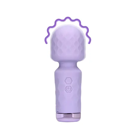 Loveline Mini Wand Night Magic - Kompaktni masažer, Crni dizajn