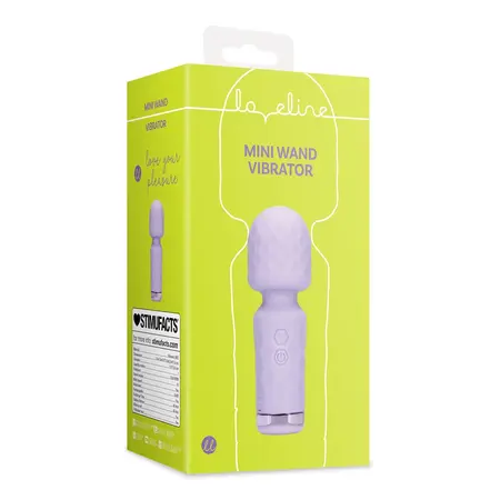 Loveline Mini Wand Night Magic - Kompaktni masažer, Crni dizajn