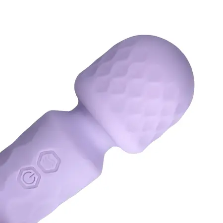Loveline Mini Wand Night Magic - Kompaktni masažer, Crni dizajn