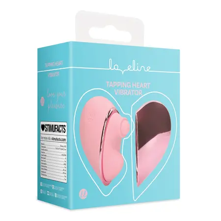 Loveline Tapping Heart Pink Arabesque - Precizni masažni model