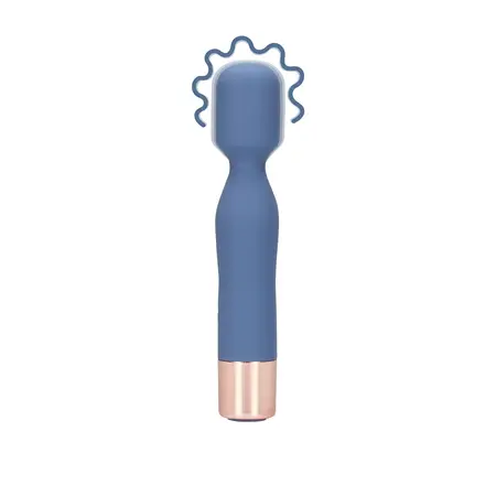 Loveline Mini Wand Blue Horizon Kompaktni Rebrasti Lični Masažer