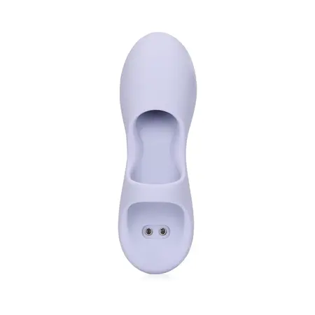 Loveline Silikonski Prstni Intimni Masažer Lavender Ergonomski Dizajn