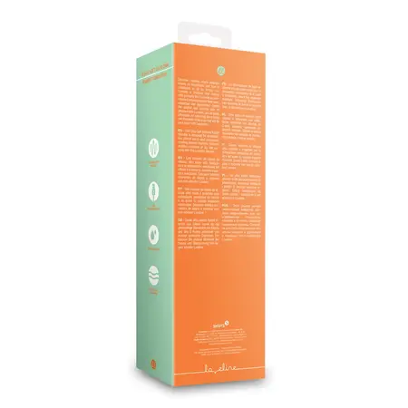 Loveline Ceramic Peach Dual Stimulation Intimate Massager Ultra Soft Silicone