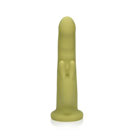 Loveline Ultra Meki Silikonski Rotirajući Rabbit Model Spring Sage Green
