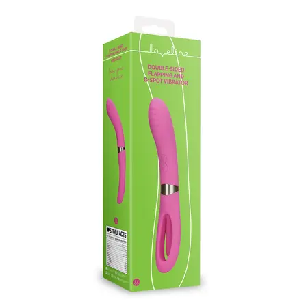 Loveline Dvostruki Flapping Vibrator Exuberant Pink Višebrzinski Silikon