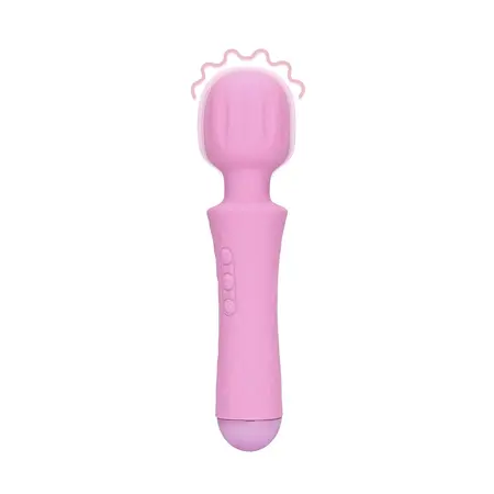 Loveline Mini Wand Massager Exotic Fuchsia - Compact Portable Model