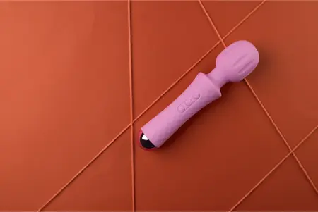 Loveline Mini Wand Massager Exotic Fuchsia - Compact Portable Model