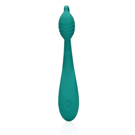 Loveline Bead-Enhanced Blue Grass G-Spot Precizni Vibrator