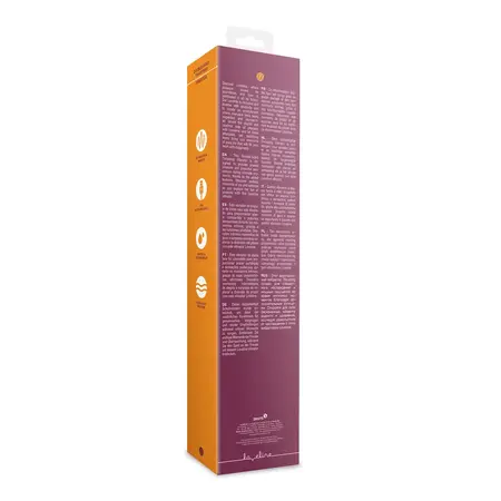 Loveline Dual-Action Thrusting Device Merlot Grape Silicone 24cm