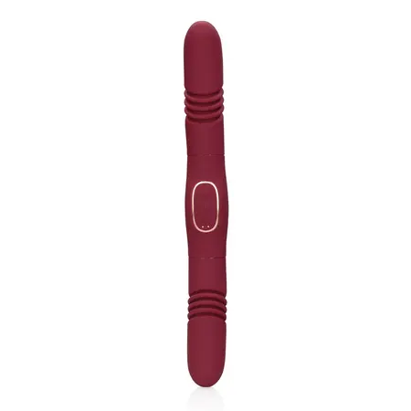 Loveline Dual-Action Thrusting Device Merlot Grape Silicone 24cm