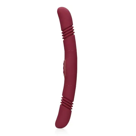 Loveline Dual-Action Thrusting Device Merlot Grape Silicone 24cm