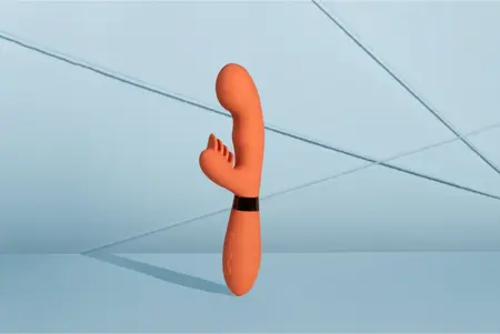 Loveline Glazed Carrots Silikonski Sistem sa Rebrastim Dual Stimulatorom