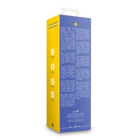 Loveline silikonski šiljasti vibrator za dualnu stimulaciju, roze, 20 cm