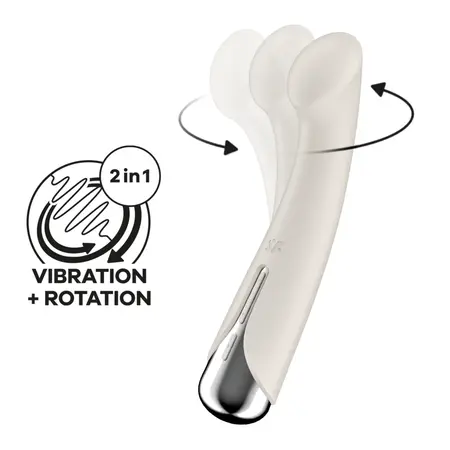Satisfyer Spinning G-Spot 1 Beige - Rotating Stimulation Device