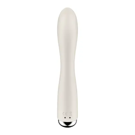Satisfyer Spinning Rabbit 1 Rotating Silicone Massager Beige
