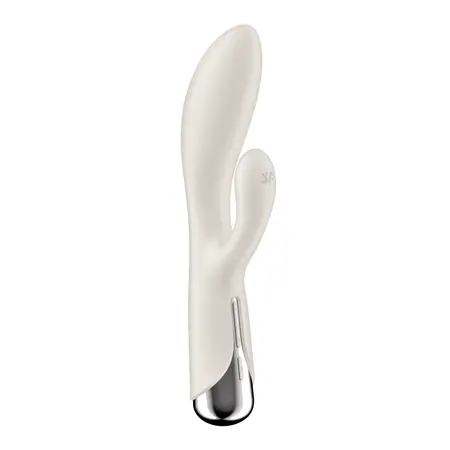 Satisfyer Spinning Rabbit 1 Rotating Silicone Massager Beige