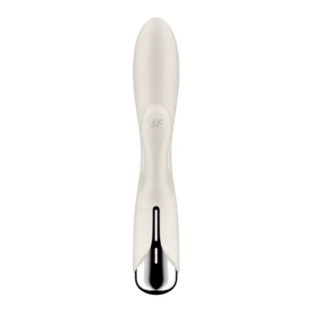 Satisfyer Spinning Rabbit 1 Rotating Silicone Massager Beige