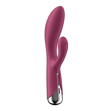 Satisfyer Spinning Rabbit 1 Vibrating Rotating Massager Red