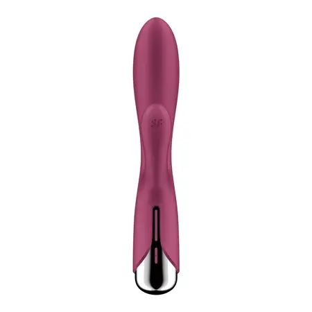 Satisfyer Spinning Rabbit 1 Vibrating Rotating Massager Red