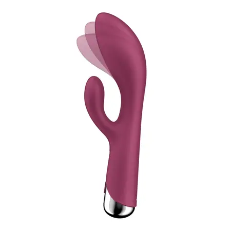 Satisfyer Spinning Rabbit 1 Vibrating Rotating Massager Red