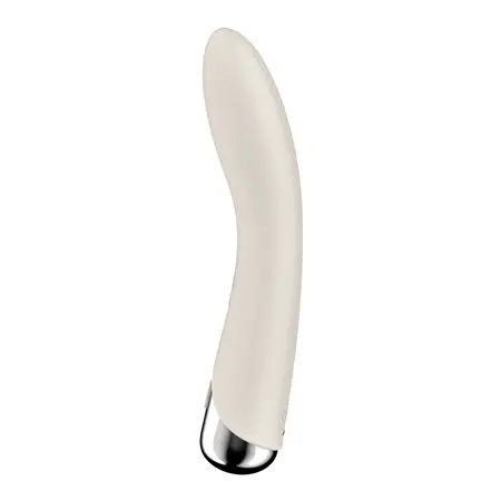 Satisfyer Spinning Vibe 1 intimni uređaj sa rotirajućim vrhom, bež