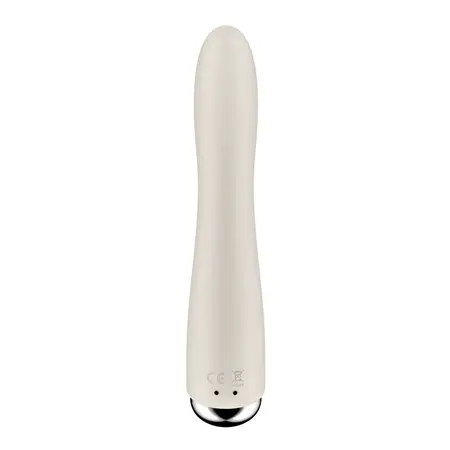 Satisfyer Spinning Vibe 1 intimni uređaj sa rotirajućim vrhom, bež