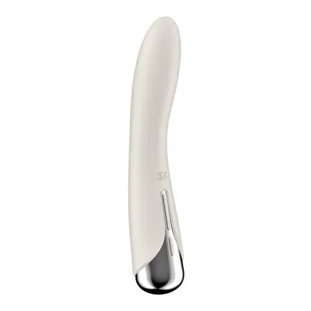 Satisfyer Spinning Vibe 1 intimni uređaj sa rotirajućim vrhom, bež