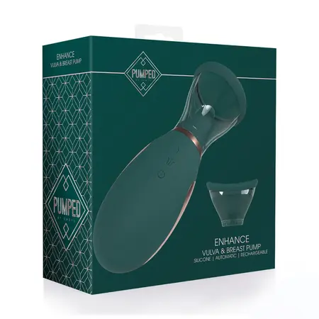 Satisfyer Enhance punjiva intimna vakuum pumpa, šumska zelena
