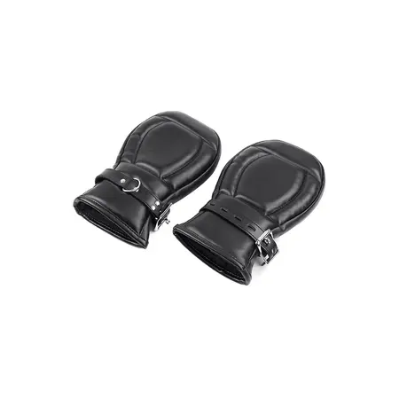 OUCH! Neoprene Canine-Themed Gloves - Adjustable, Black, Universal Size