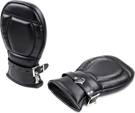 OUCH! Neoprene Canine-Themed Gloves - Adjustable, Black, Universal Size