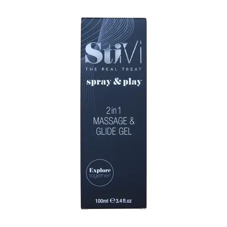StiVi Gel za Klizanje pri Masaži 100ml - 2-u-1 Profesionalna Formula