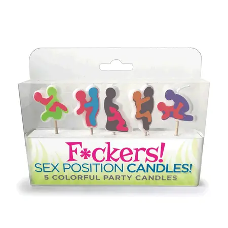 Gift Republic Fun Pose Zabavne Sveće Šareni Set 6kom