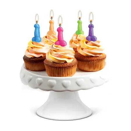 Kheper Games Super Fun Colorful Party Candles Set of 5