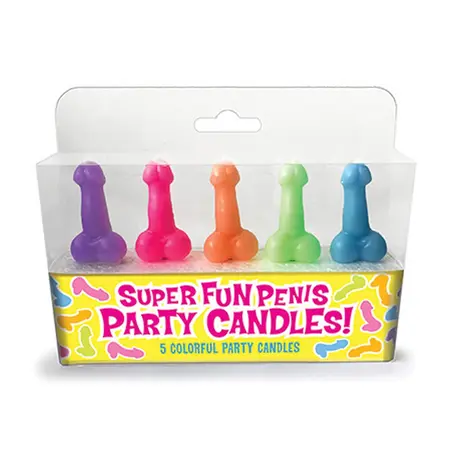 Kheper Games Super Fun Colorful Party Candles Set of 5